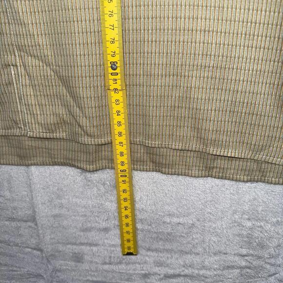 Ermenegildo Zegna Dress Shirt Beige Micro Check 100% Cotton Sz XXL Luxury Made - Picture 9 of 11